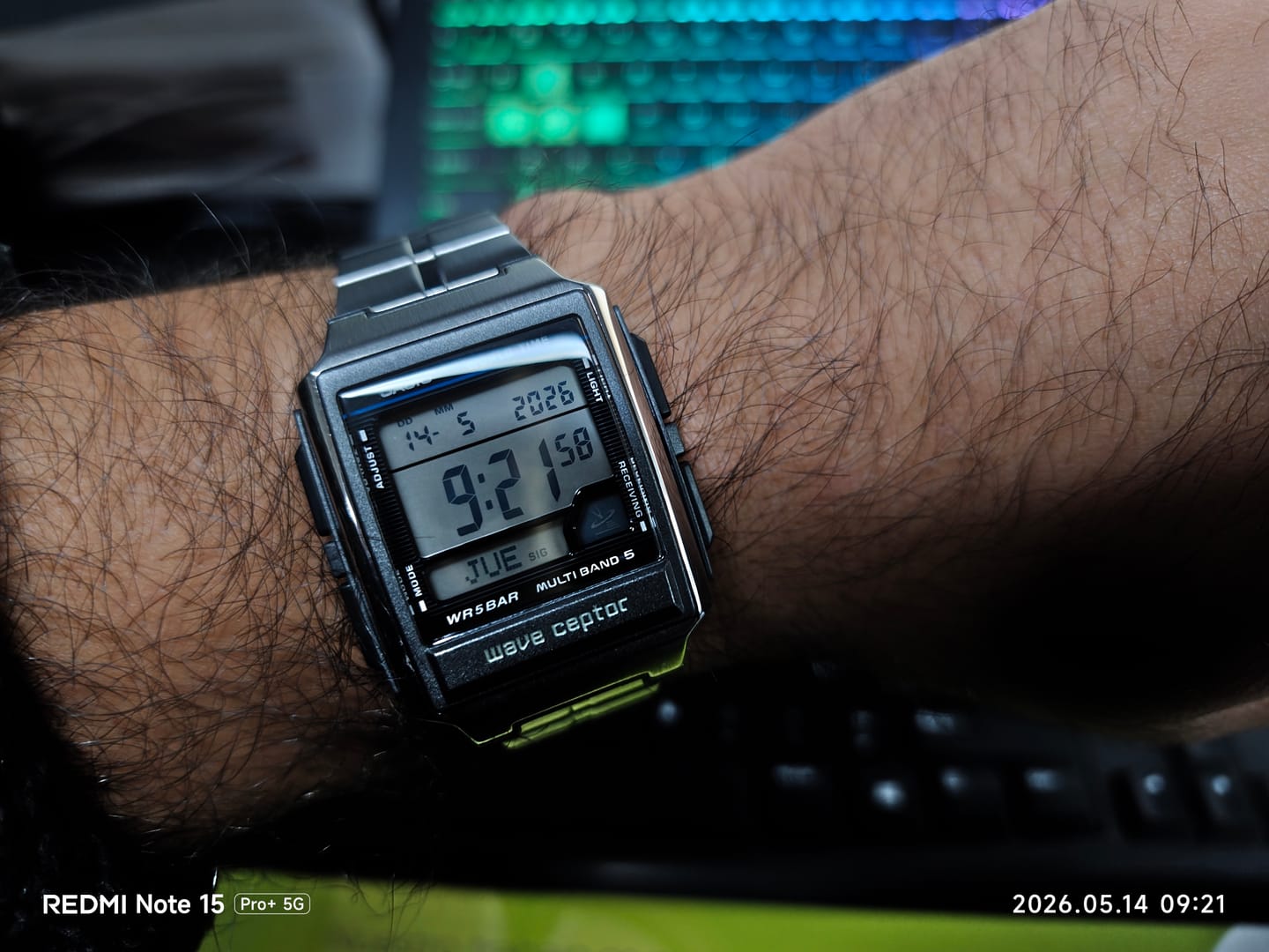 Customer photo review of Reloj Casio Wave Ceptor WV-59RD-1AJF JDM