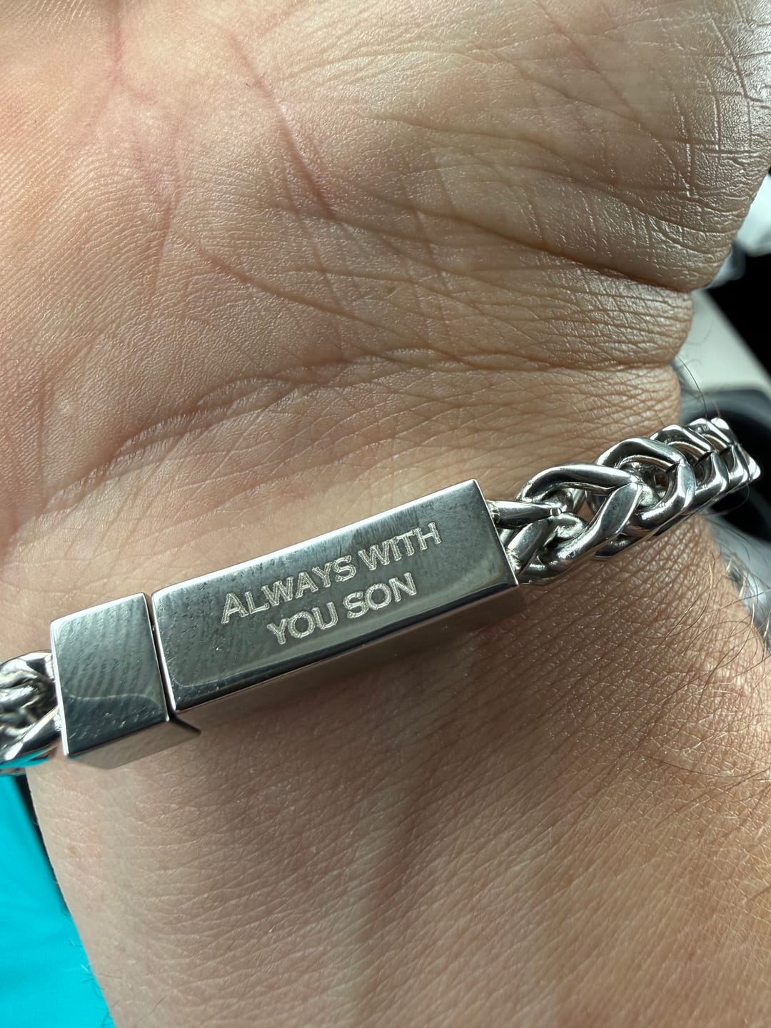 Customer photo review of Franco Link Bracelet | 6MM