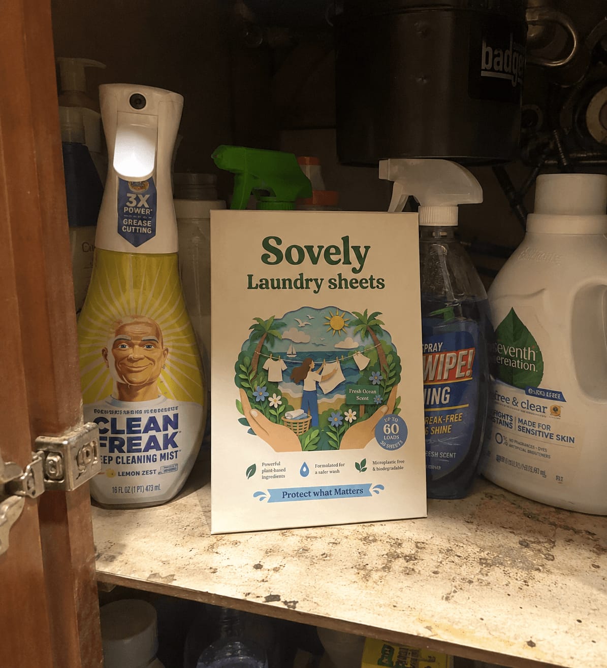 Customer photo review of Eco-Friendly Laundry Sheets