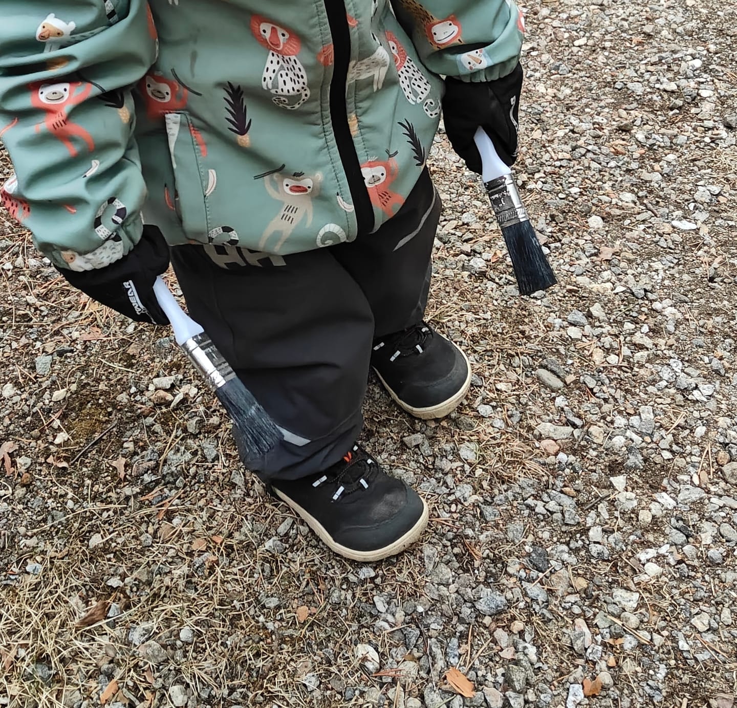 Customer photo review of Vaistoa Kaste lasten vedenpitävät paljasjalkakengät