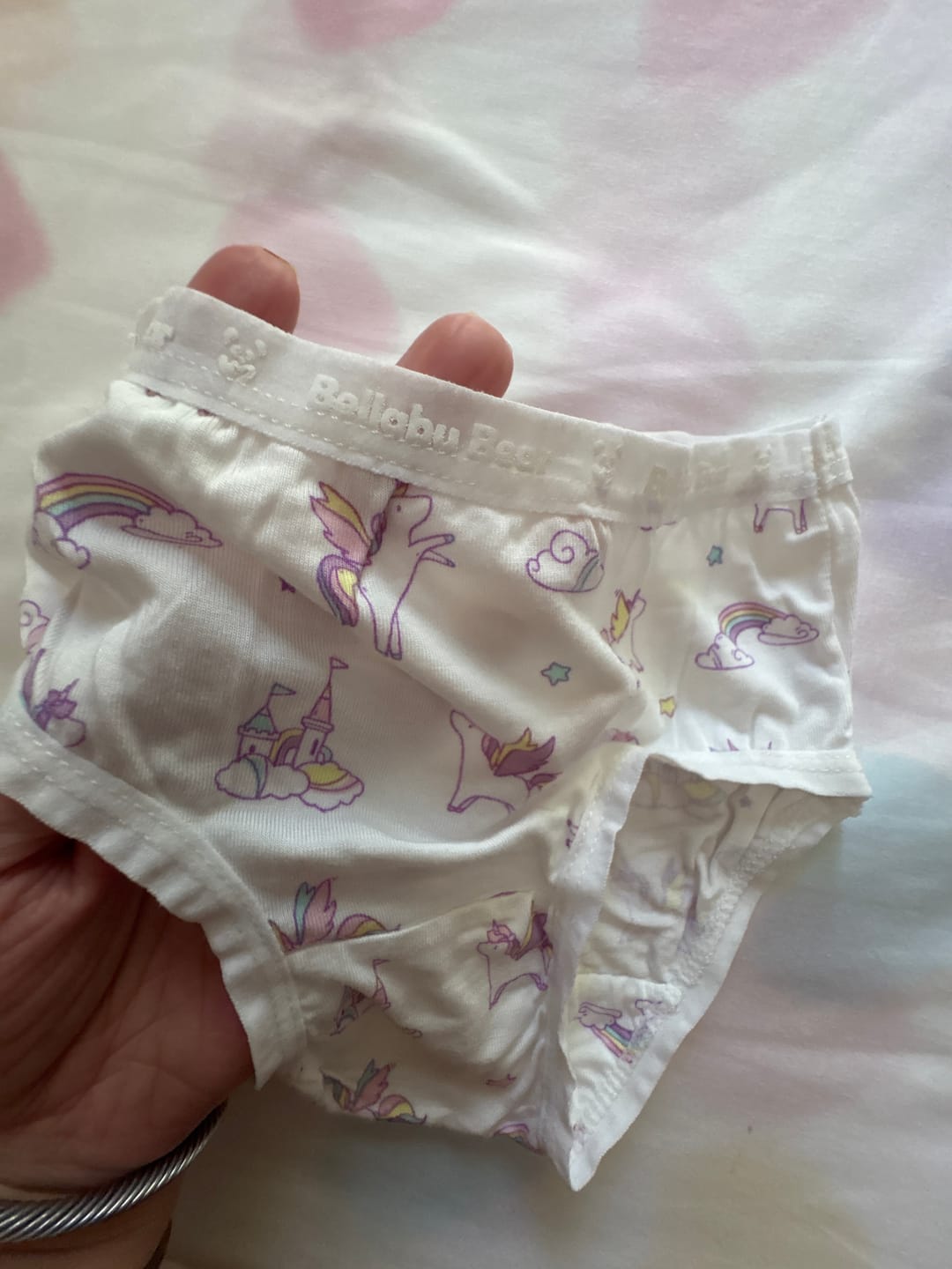 Customer photo review of Girls' Bamboo Underwear 7-Pack
