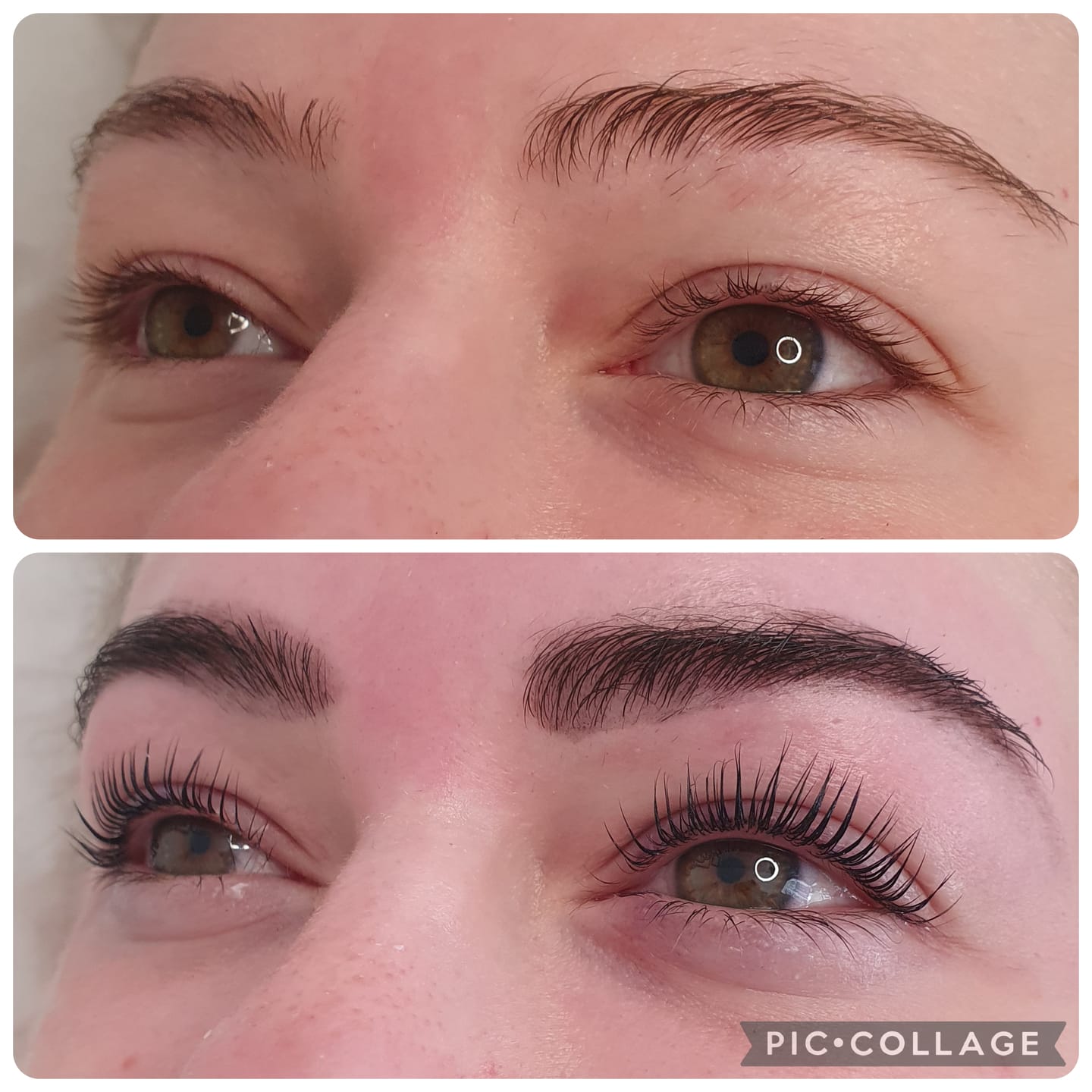 Customer photo review of Cysteamine Brow & Lash Lamination Kit - Step 1 - 15ml