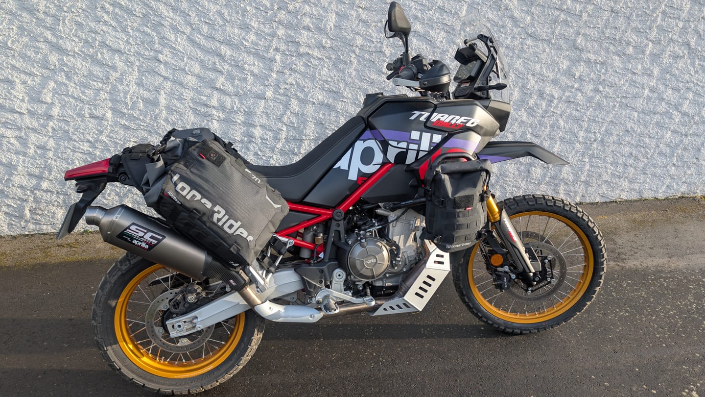 Customer photo review of ADVBags 70 – Rackless Saddle Bags