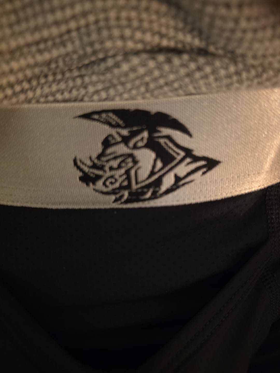 Customer photo review of Nylon Mesh 7in Boxer Briefs V Fly 4pk Black/Denim/Gunmetal/Wineberry