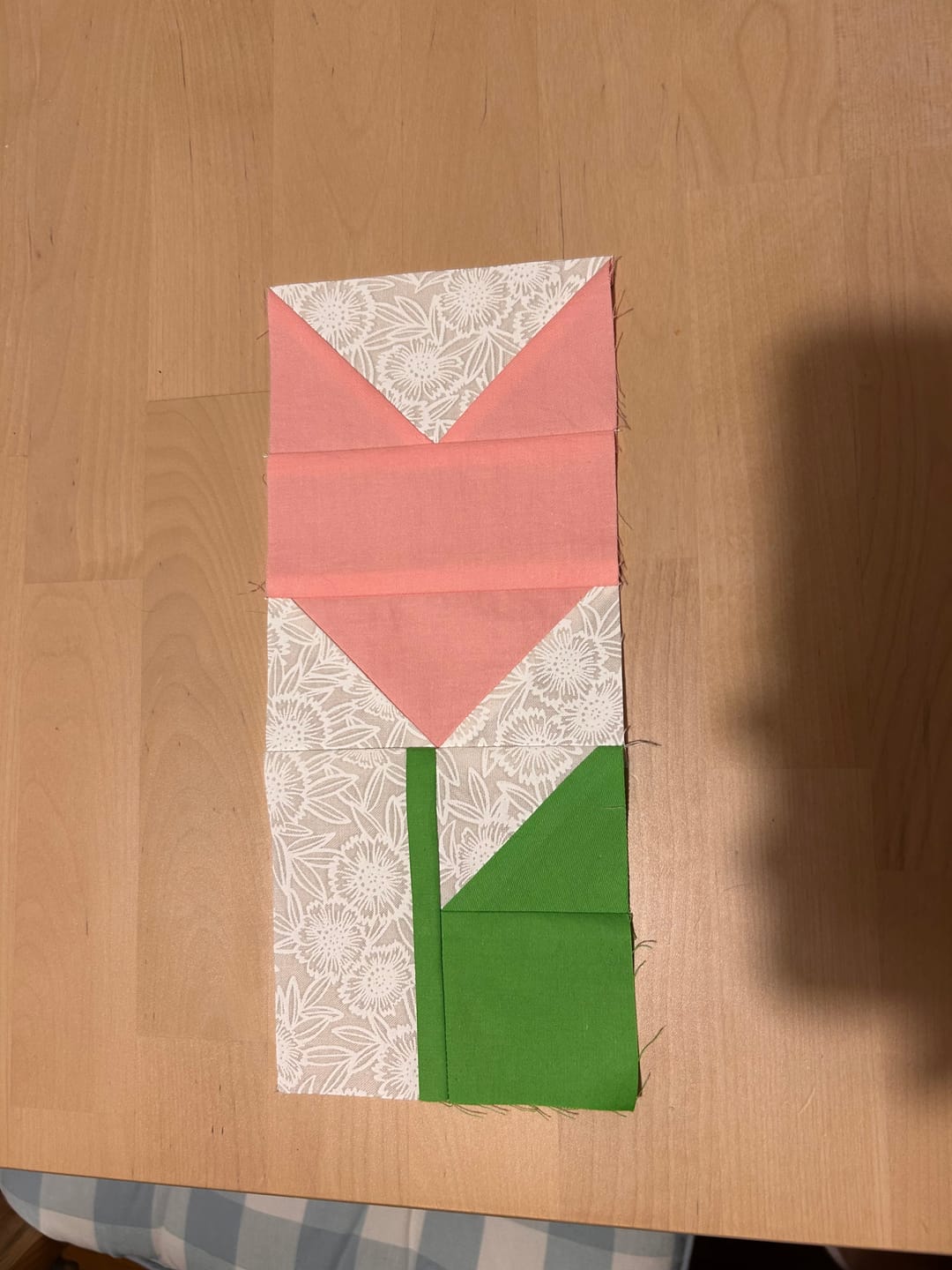Customer photo review of Plain 5 Piece Cotton Fat Quarter Bundle