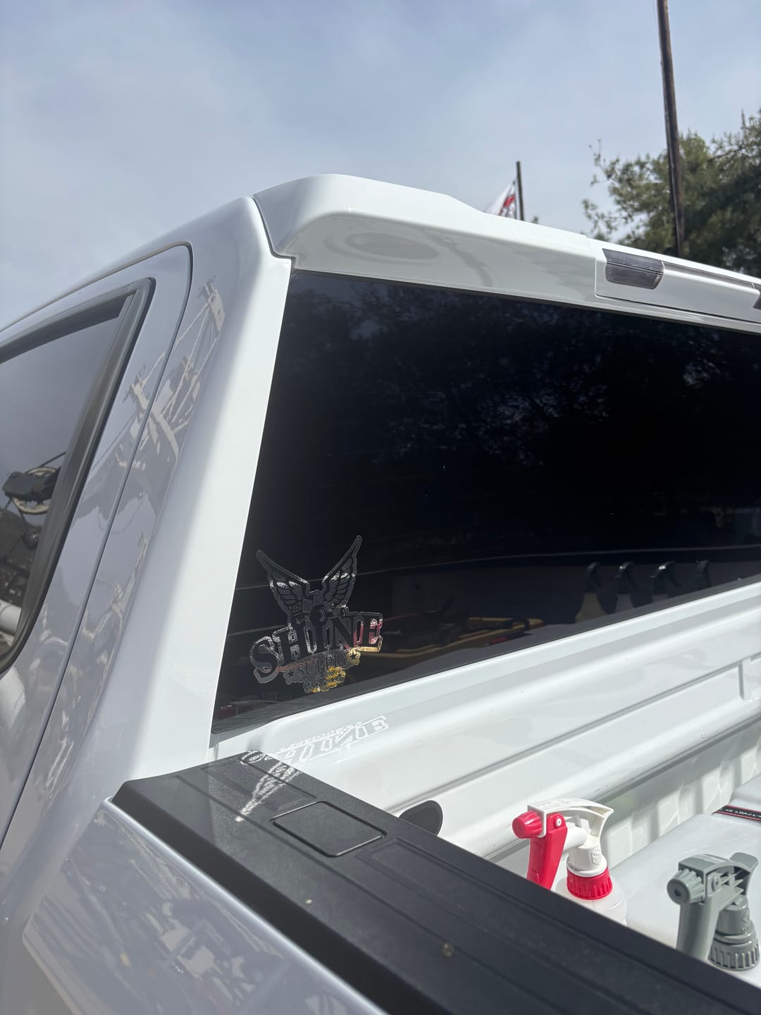 Customer photo review of Shine Supply Decal - Chrome 6"