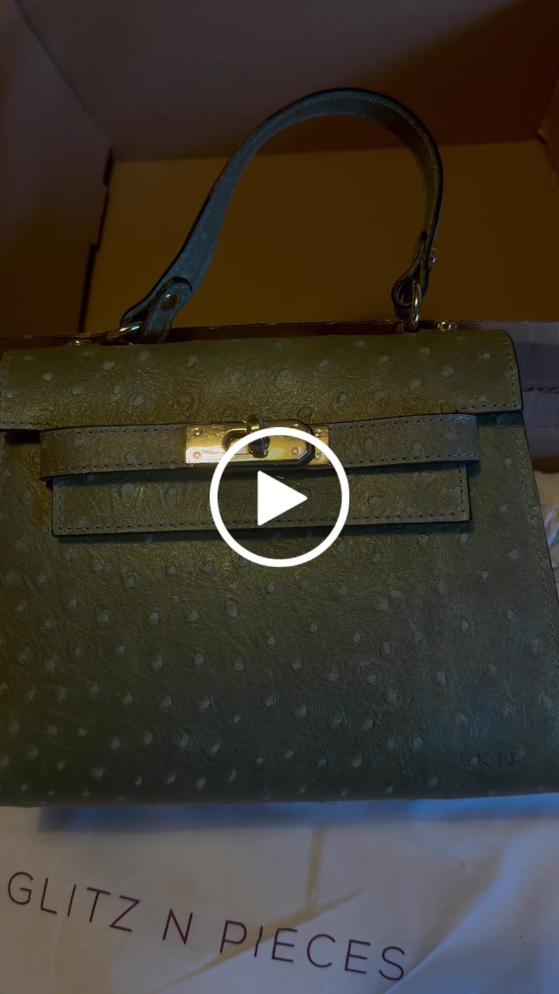 Customer video review of The Kate Bag - Medium Ostrich