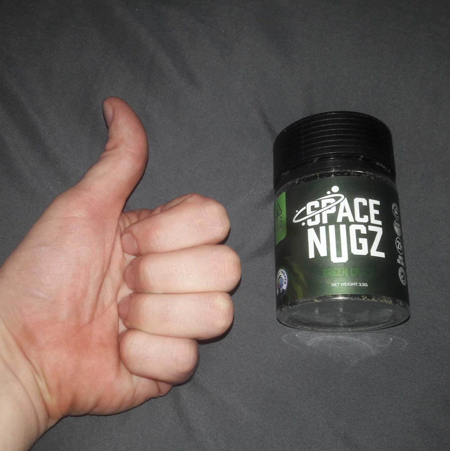 Customer photo review of Space Nugz THCA Flower - Green Crack
