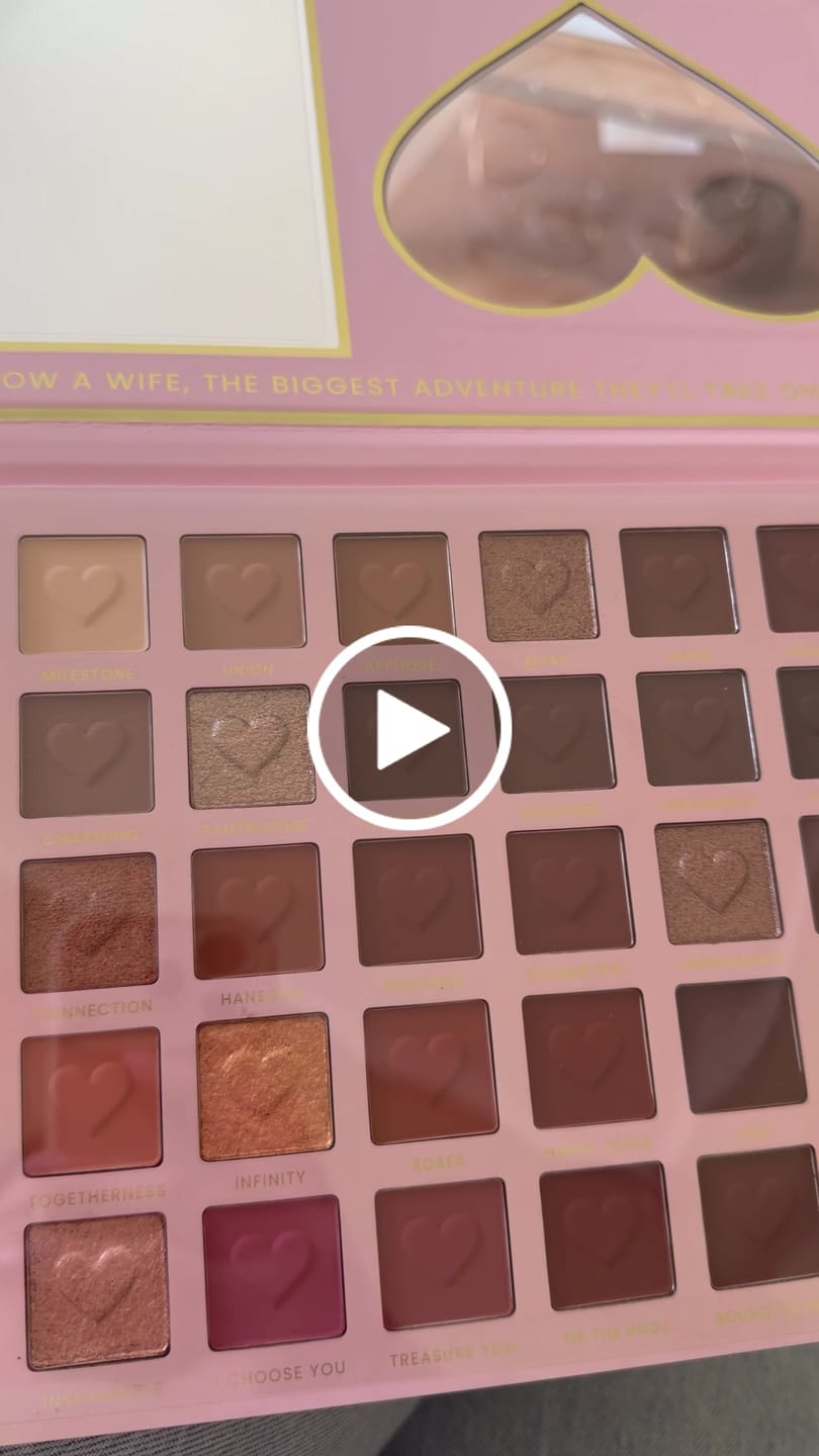 Recenzja wideo klienta dotycząca palety Wedding Wish XL