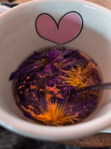 Customer photo review of PRE ORDER Blue Lotus Flower (Nymphaea caerulea)