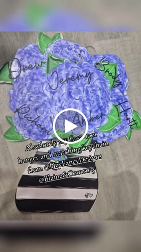Customer video review of Custom Door Hanger