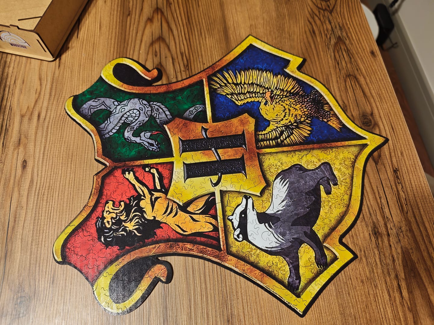 Customer photo review of Hogwarts - Ahşap Puzzle
