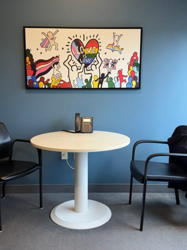 Customer photo review of LOVE IS LOVE GRAFFITI CANVAS