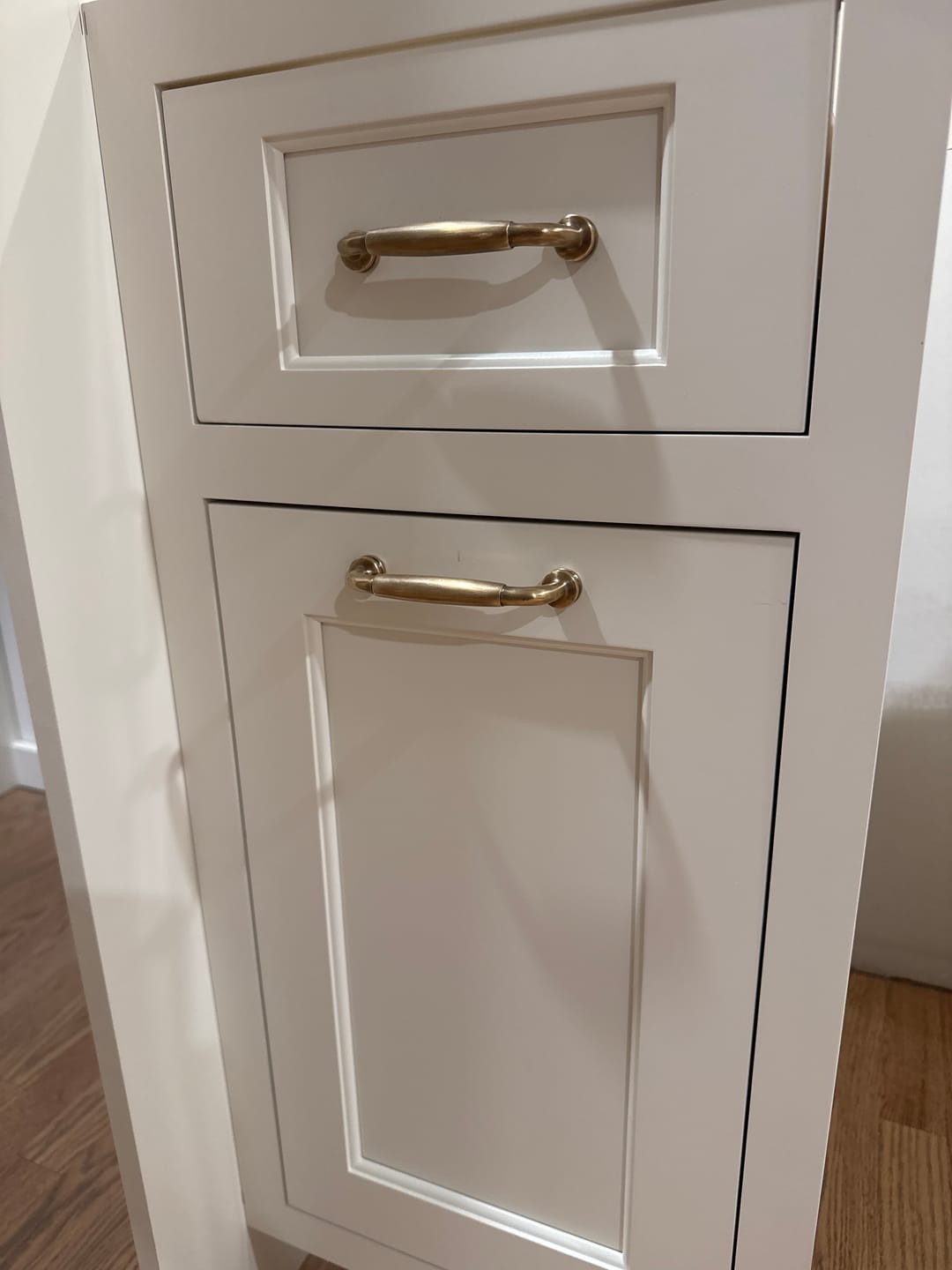 Customer photo review of Classic Cabinet Pulls - Antique Brass