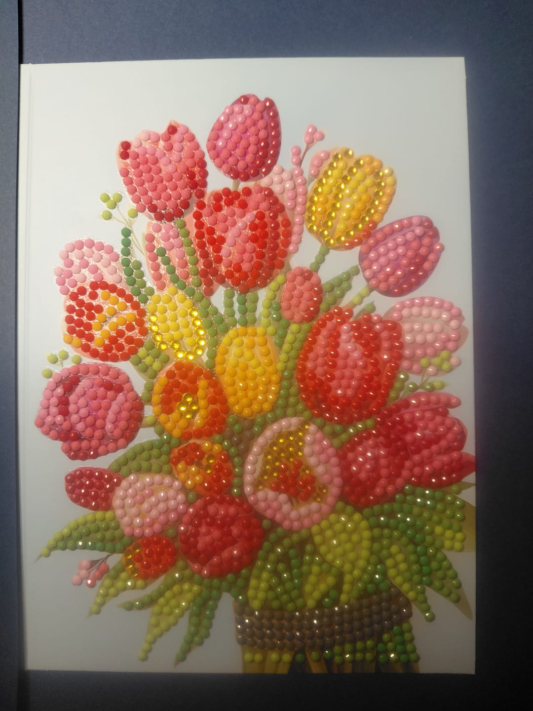 Customer photo review of Spring Crystal Art Card Making Kit x 24 Cards