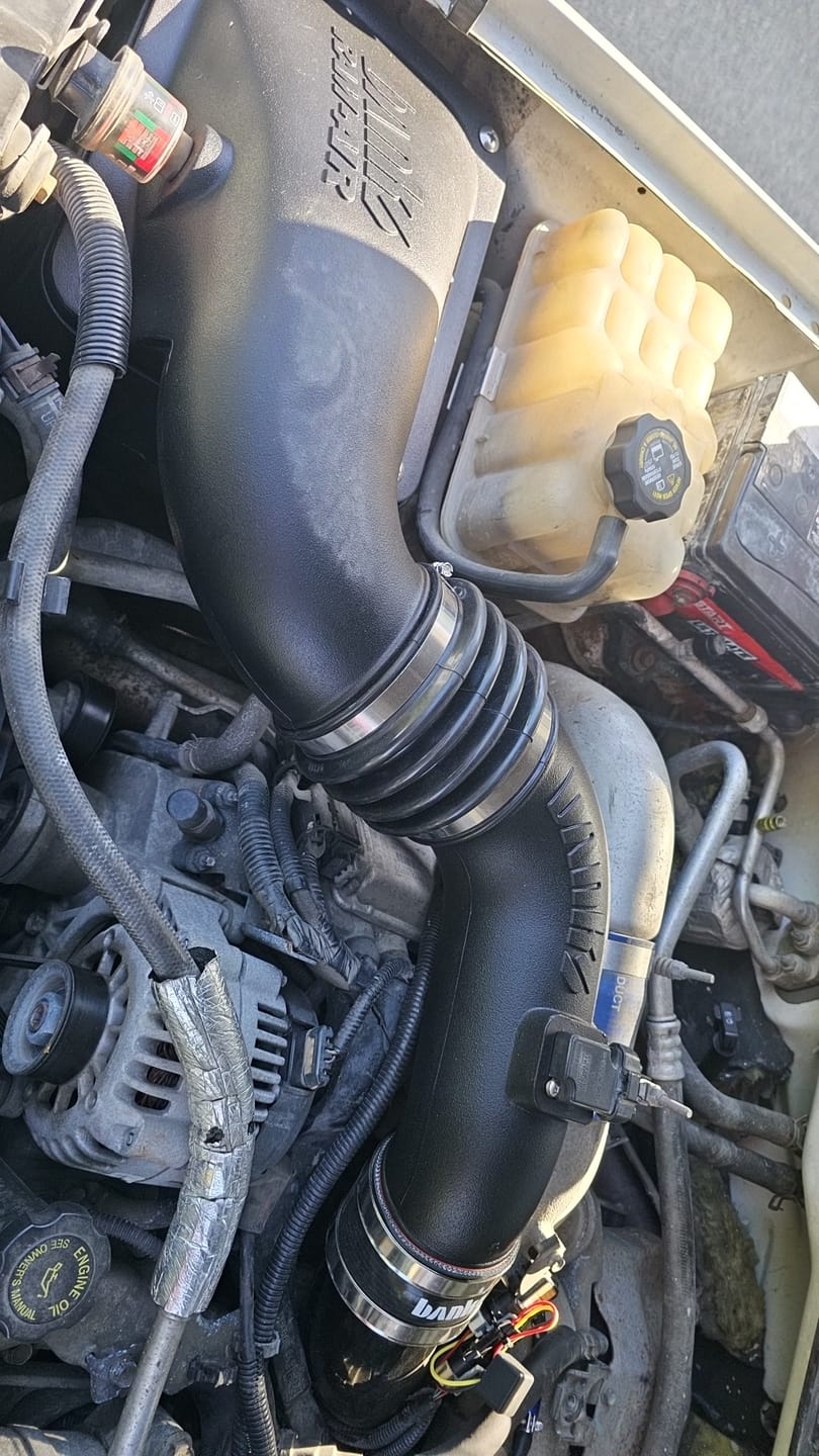 Customer photo review of 2001-2004 Duramax Stock Turbo Inlet Horn (103-HSP)