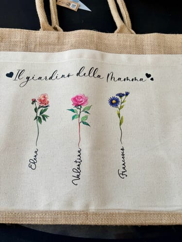 Customer photo review of Il giardino della nonna - Borsa per nonni