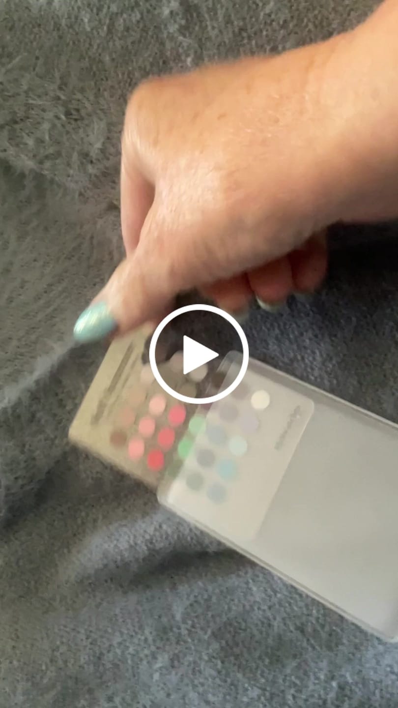 Customer video review of Personal Swatch Card