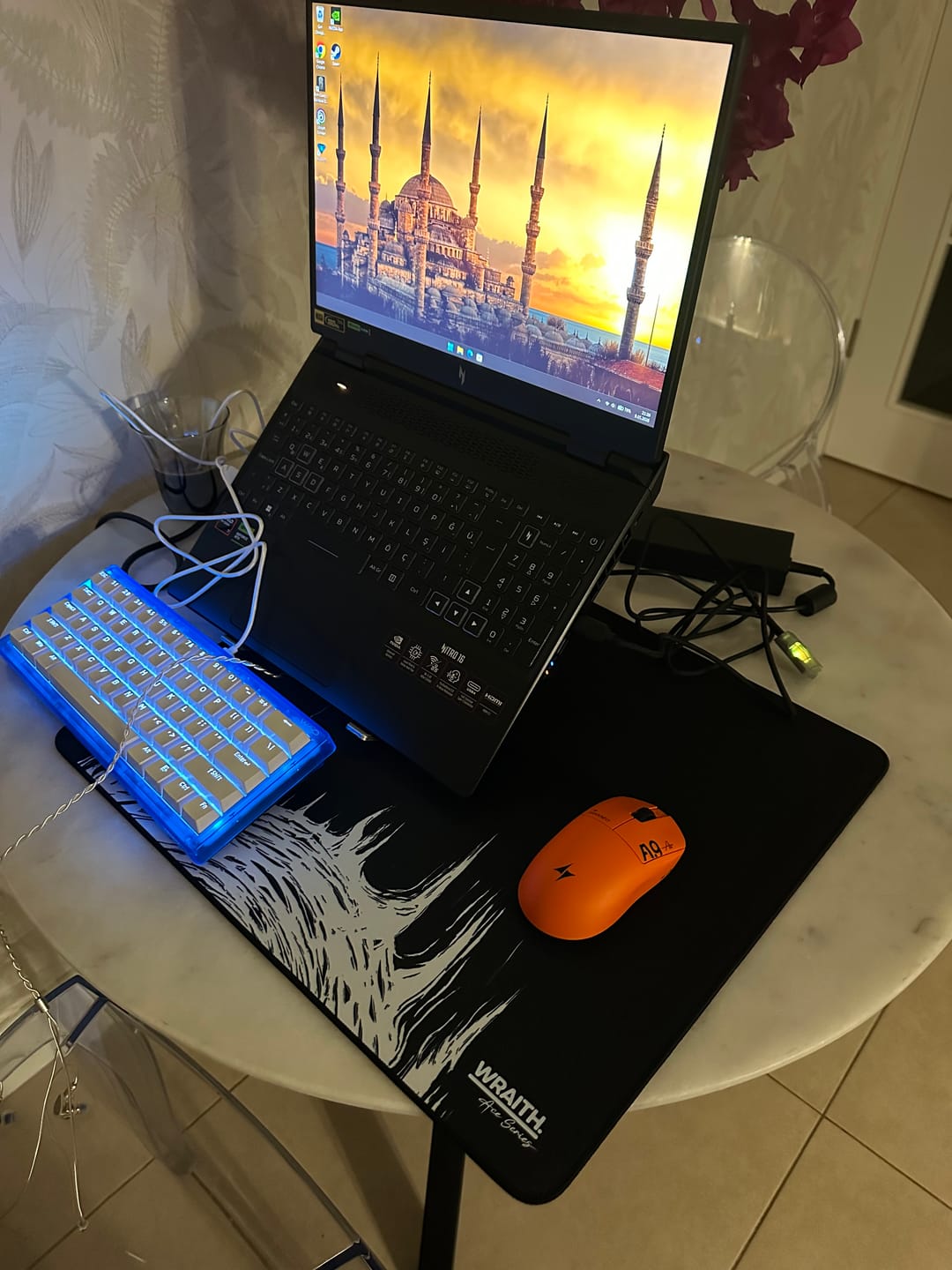 Customer photo review of Wraith Ace Series Poron Mousepad