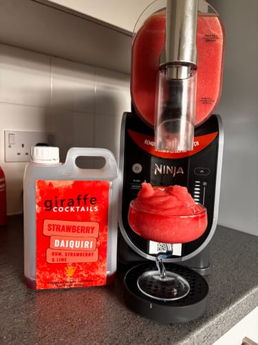 Customer photo review of Strawberry Daiquiri Frozen Cocktail Mix 2L
