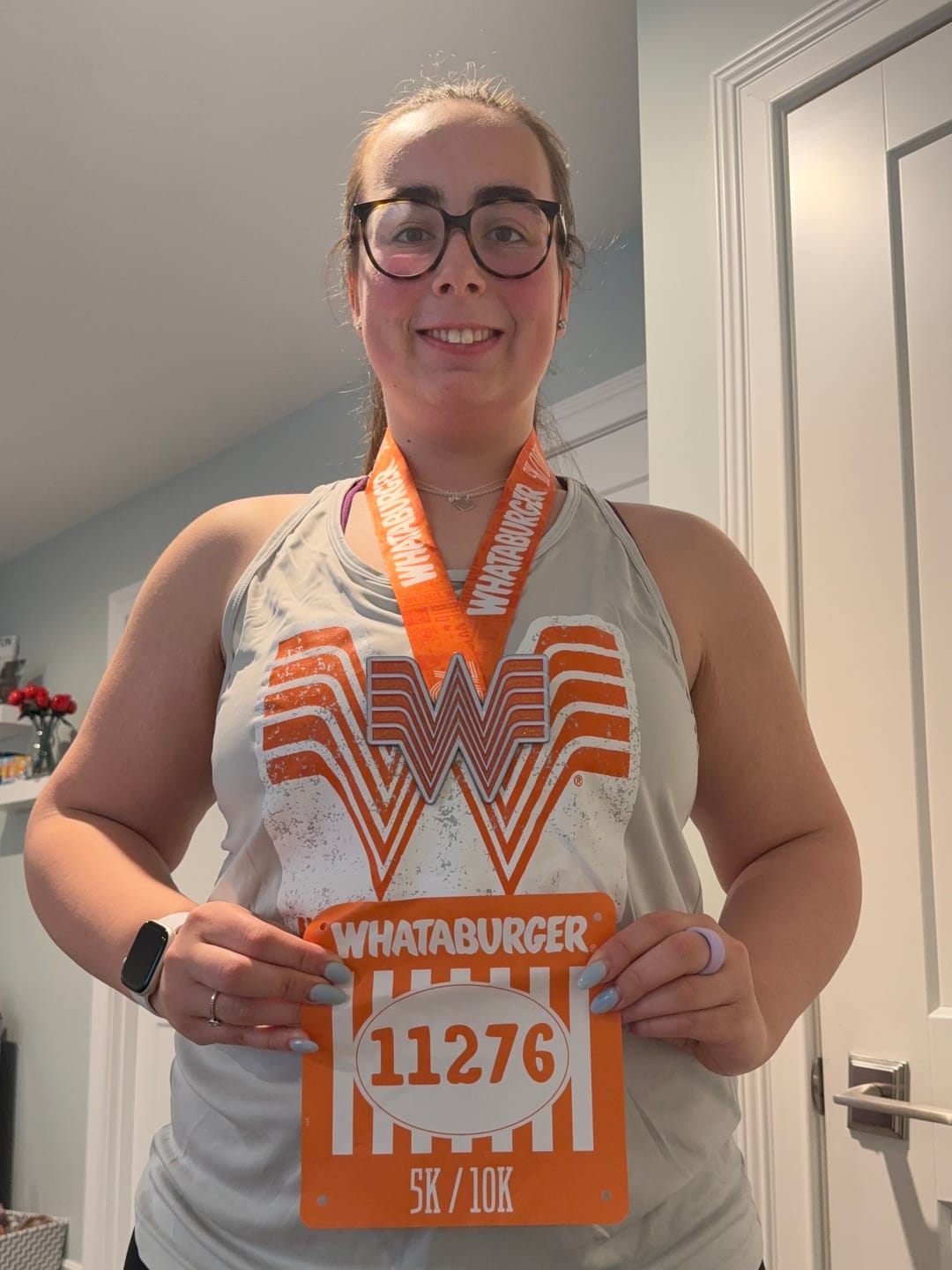 Customer photo review of WhataRun 5K/10K Sponsored by Whataburger