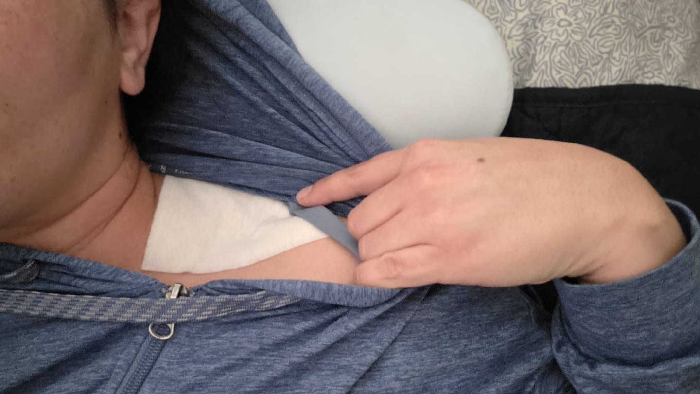 Customer photo review of The Muscle Melt Patch