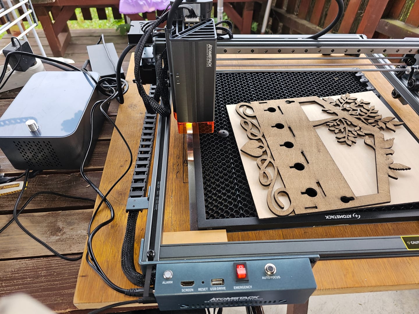 Customer photo review of 🎁 AtomStack Laser Engraving Area Extension Kit for A40 Pro V2 (100% off)