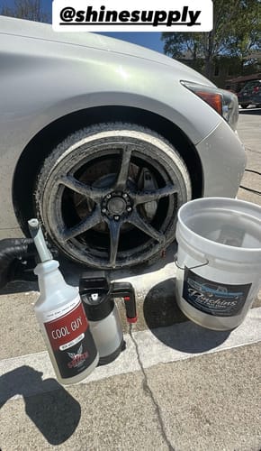 Customer photo review of Shine Supply 32oz. Labels