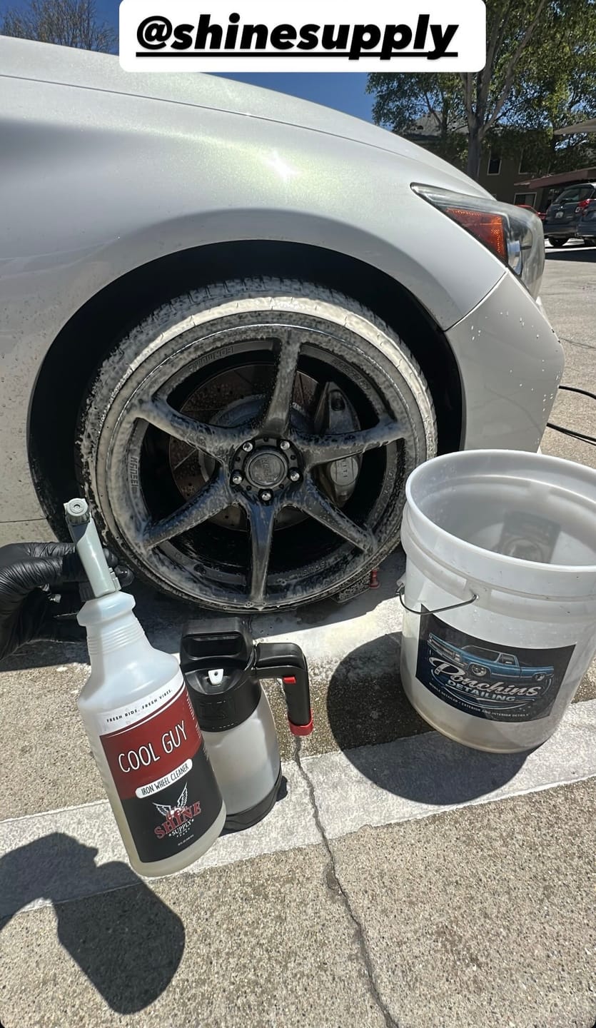 Customer photo review of Shine Supply 32oz. Labels