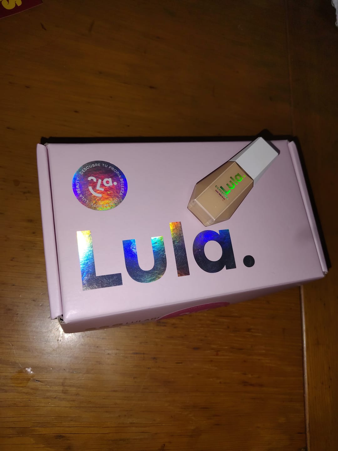 Customer photo review of CORRECTOR LÍQUIDO