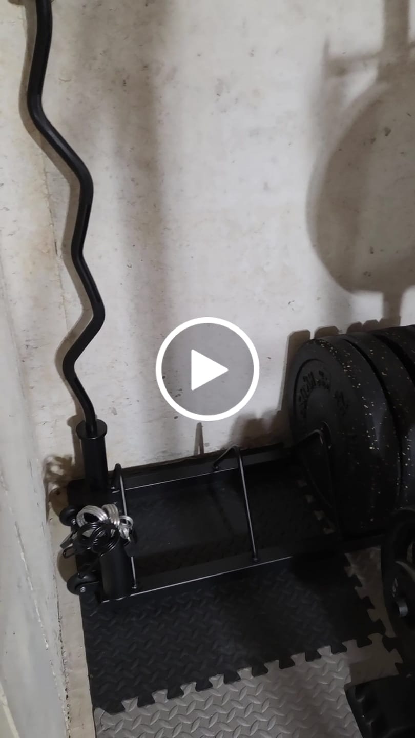 Customer video review of Weight Storage Rack w/ Bar Sleeves