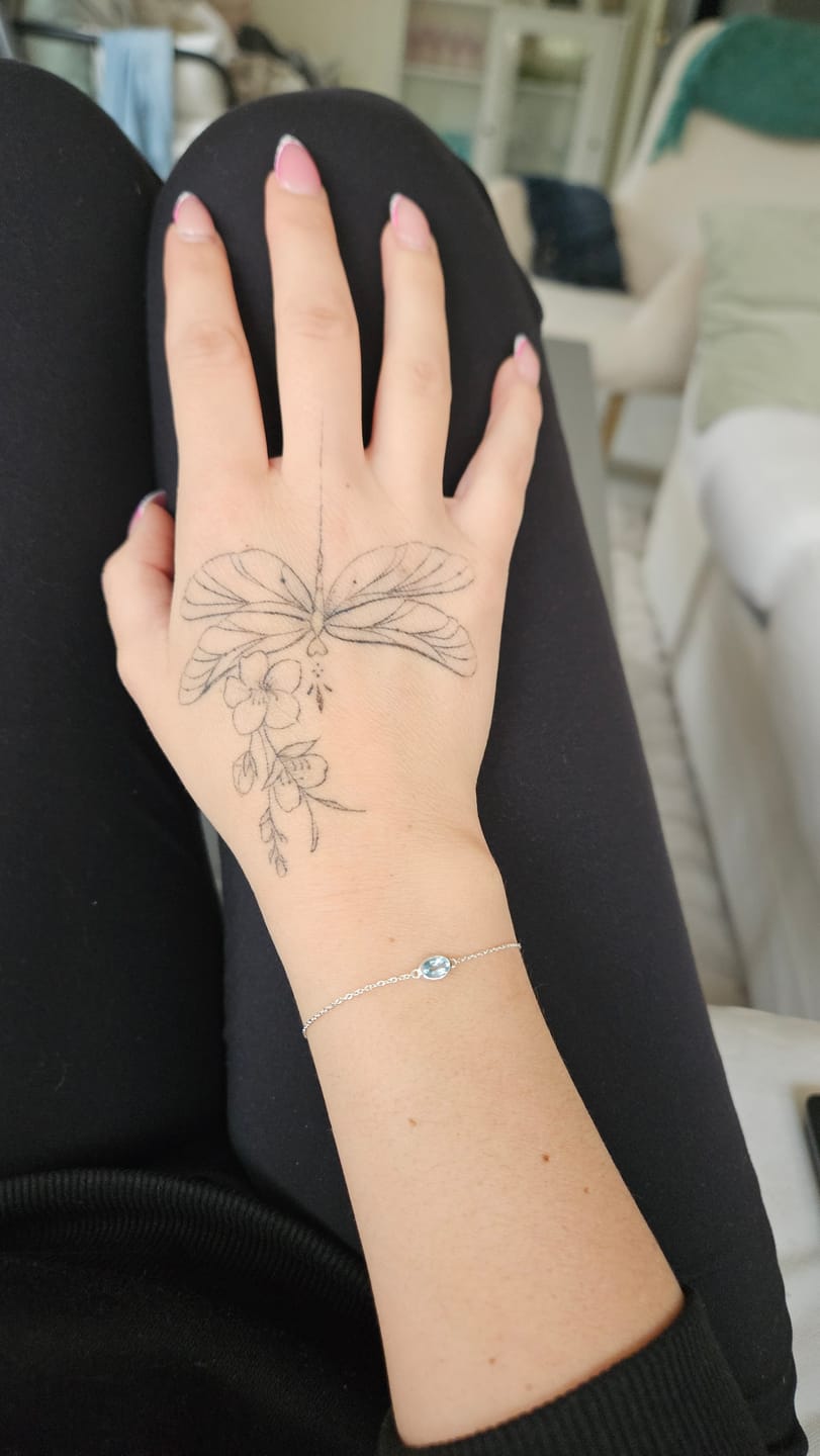 Customer photo review of Armband December Blå Topas Silver