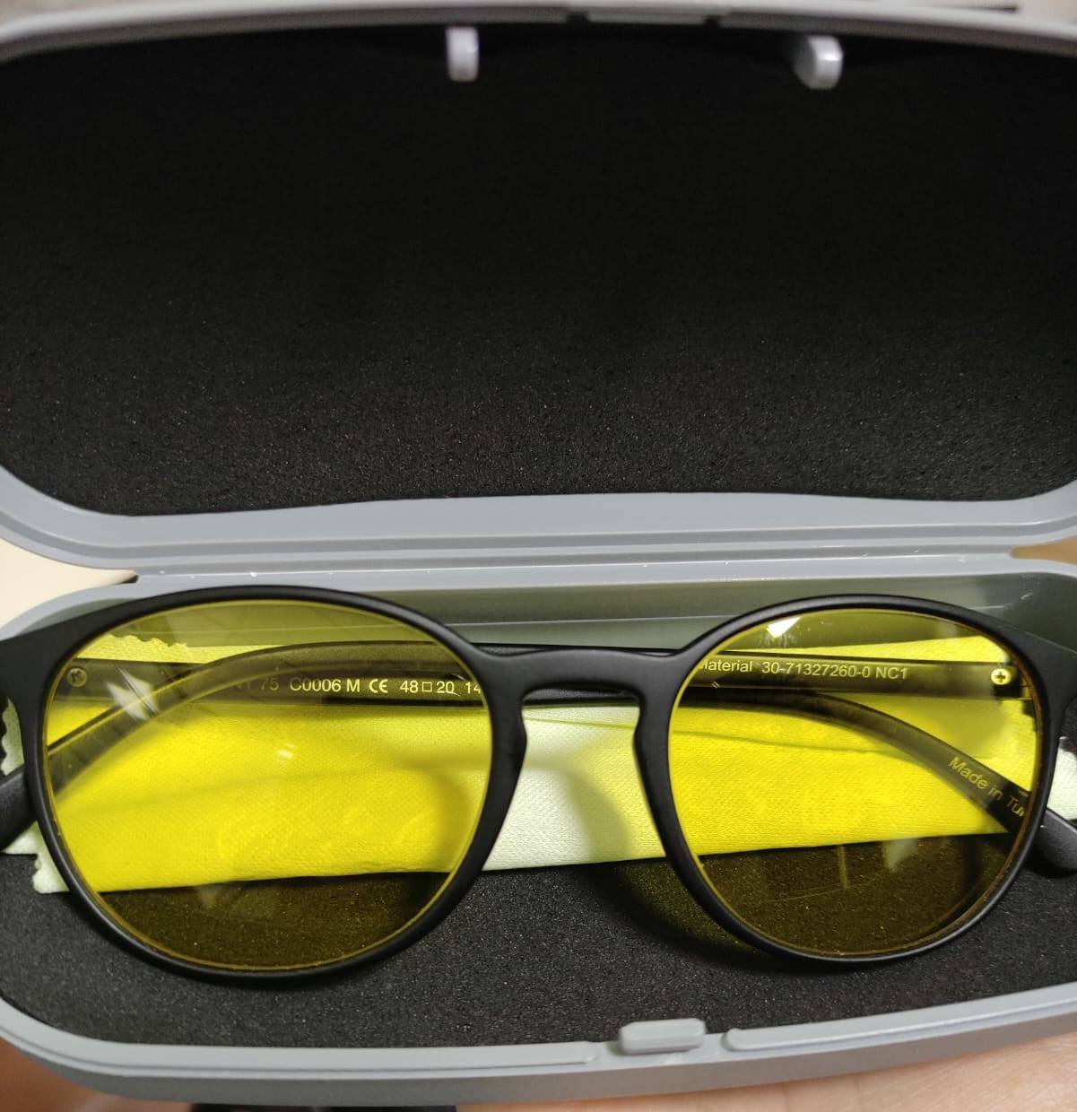 Customer photo review of blue blocker snub 4 450nm