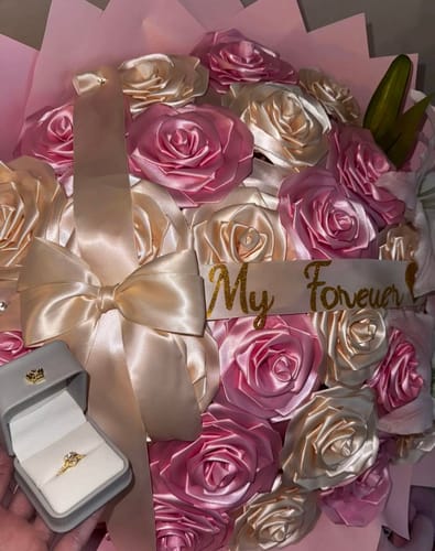 Customer photo review of Princess Heart Bow Ring | Limited Edition