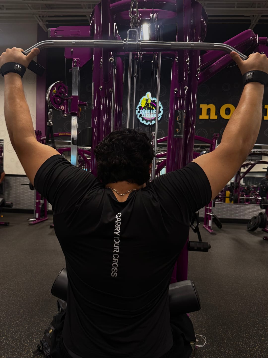 Customer photo review of Carry Your Cross Premium Tee