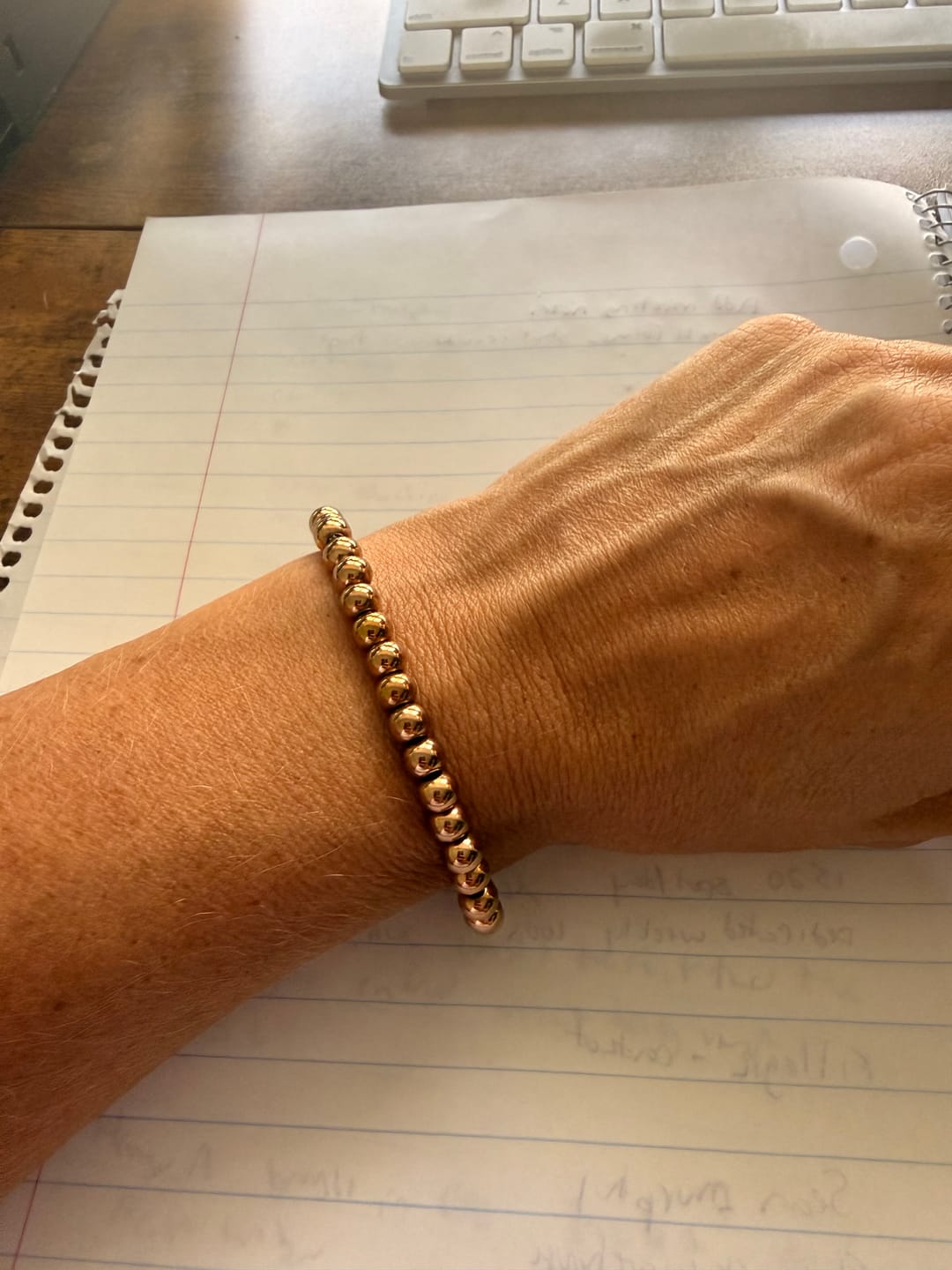 Customer photo review of GOLD - ACCENT BRACELET