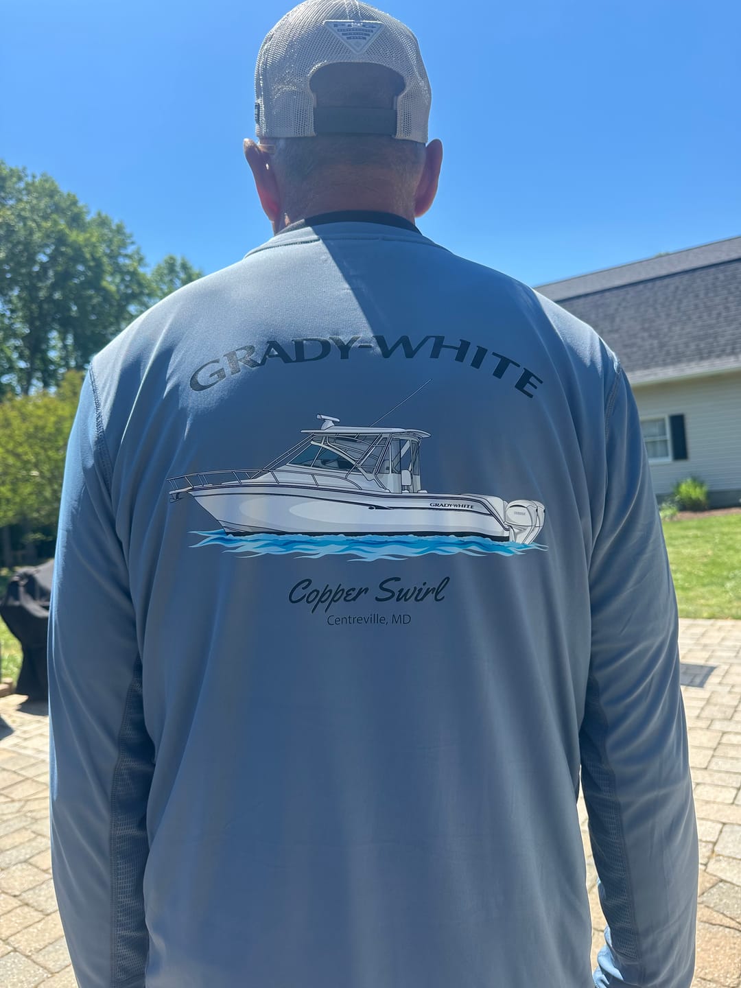 Customer photo review of Pelagic Vaportek Long Sleeve Dri-Fit Shirts