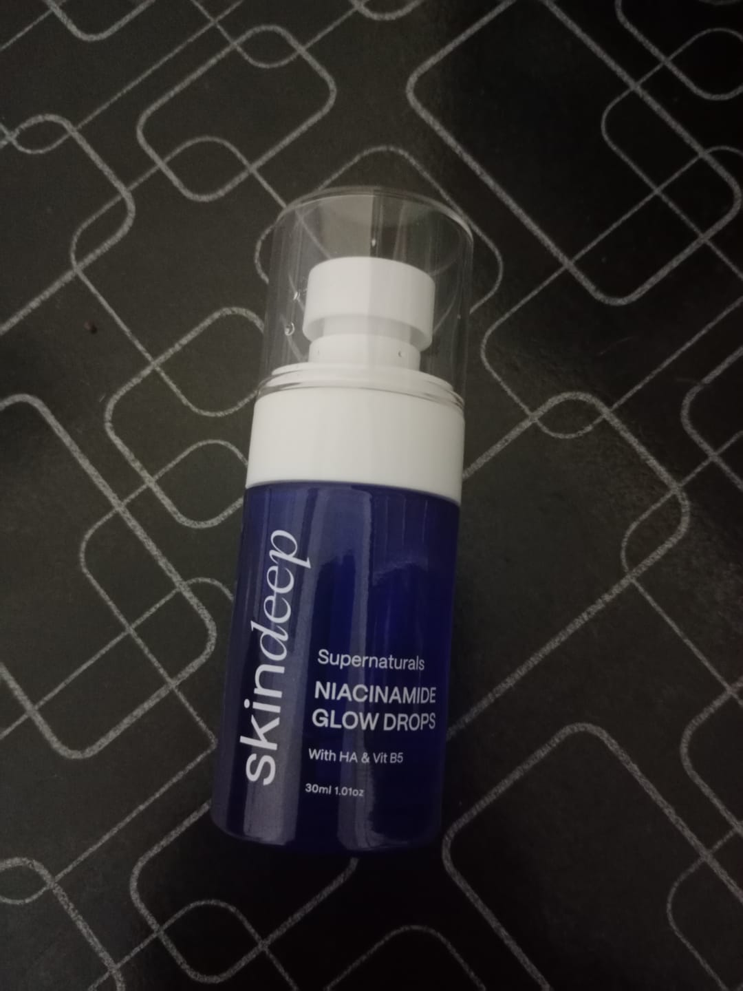 Customer photo review of NIACINAMIDE GLOW DROPS - with HA & Vit B5