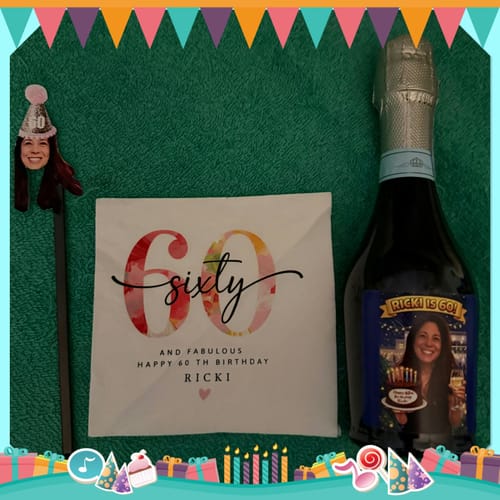 Customer photo review of La Marca Prosecco Mini Bottles