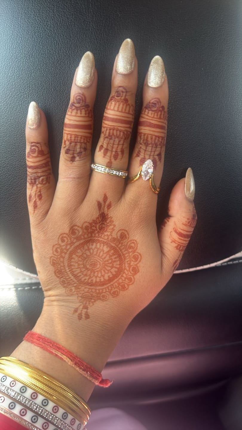 Customer photo review of Eternity Ring