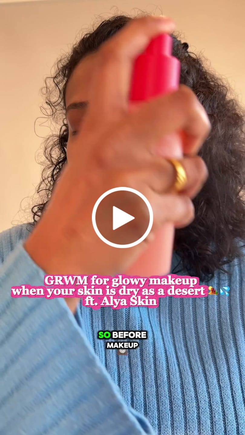 Customer video review of Facial Spritz