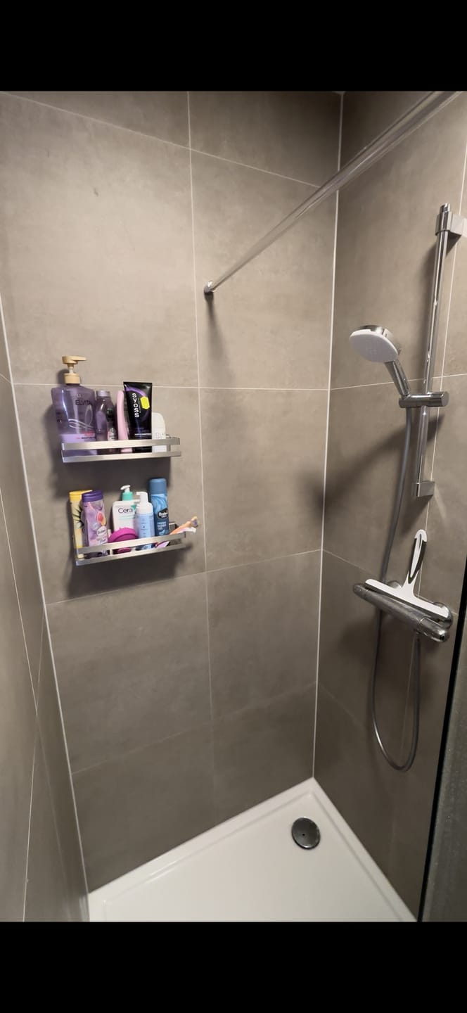 Customer photo review of DOESS Shower Rack Prosper -L
