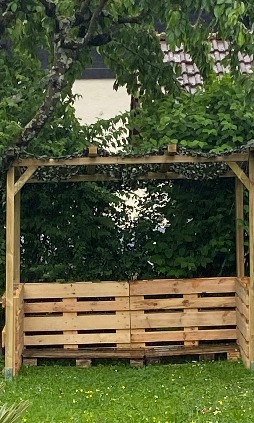 Customer photo review of Filet de camouflage renforcé vert