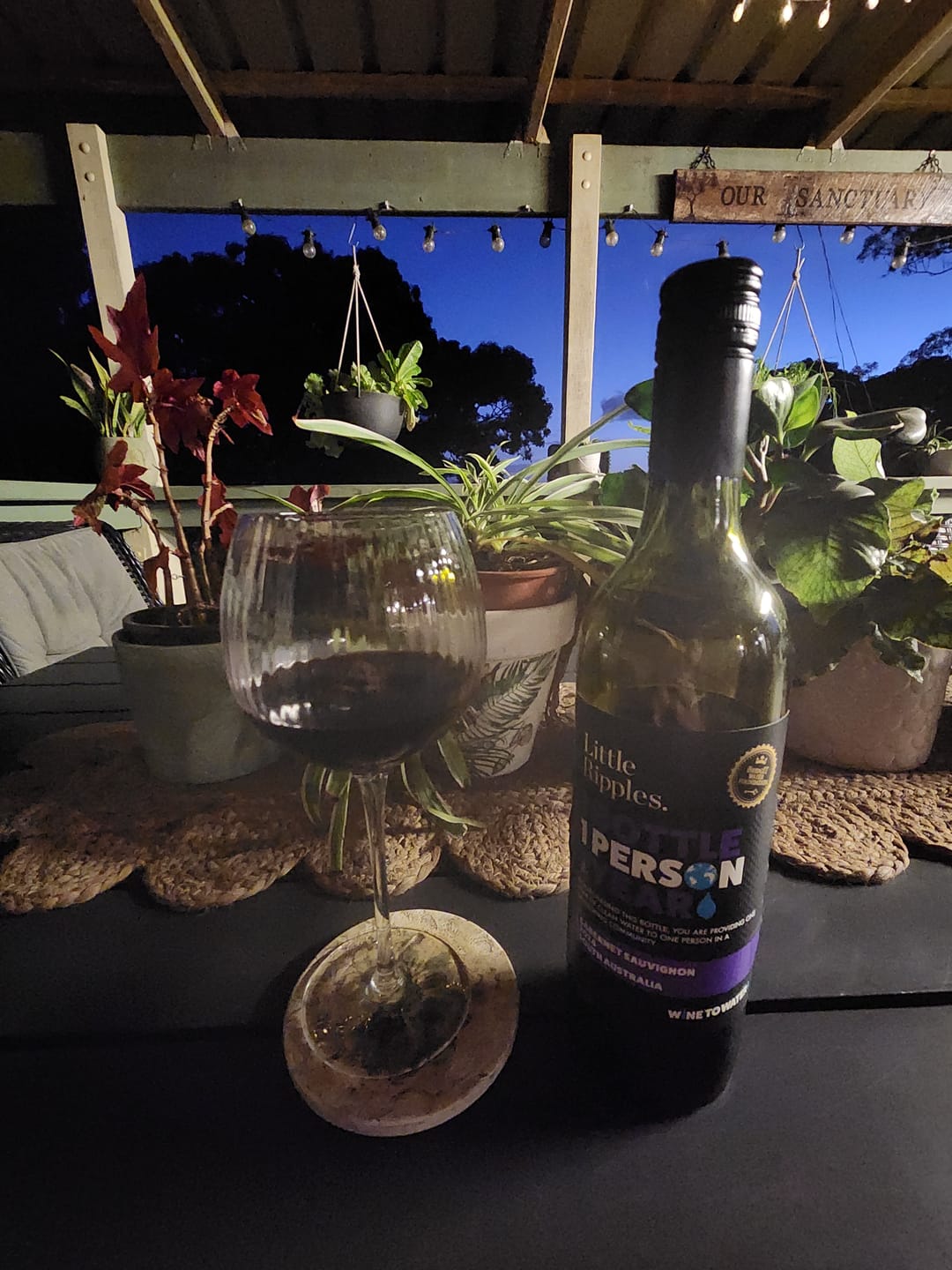 Customer photo review of Cabernet Sauvignon - 6pk