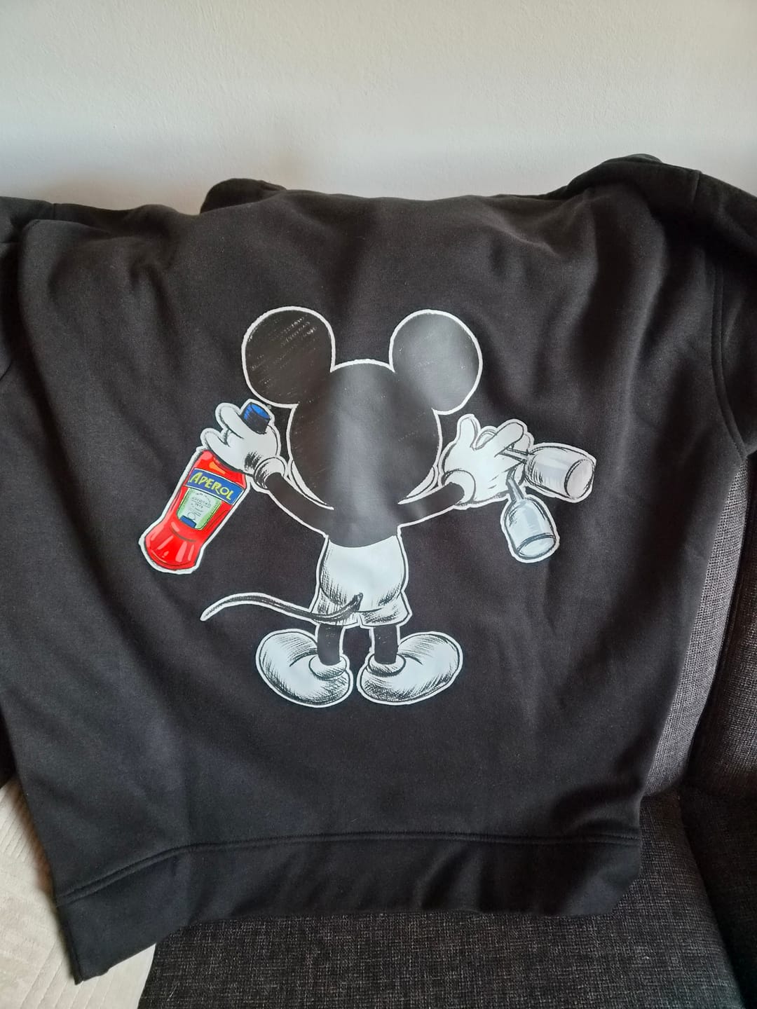 Customer photo review of APEROL MOUSE - Premium Hoodie