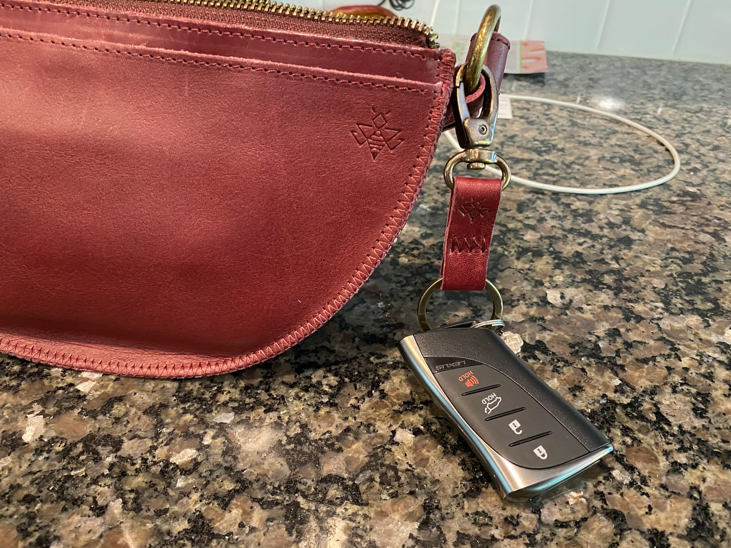 Customer photo review of Cherry Keychain