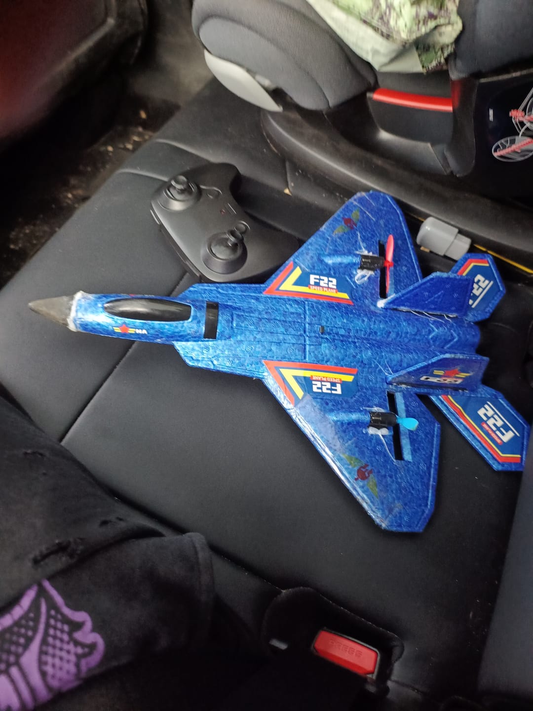 Customer photo review of F-22 Spartacus RC Fighter Jet