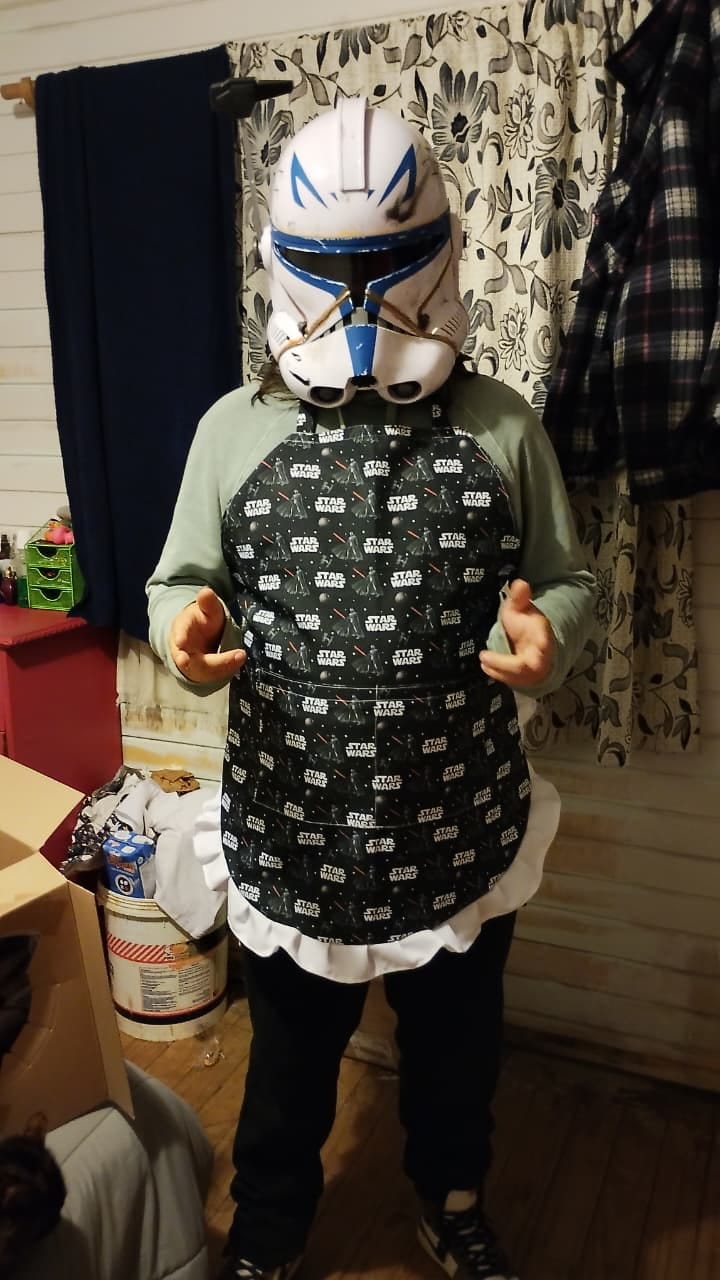 Customer photo review of Star Wars The Black Series Captain Rex Premium Electronic Helmet Prop Replica