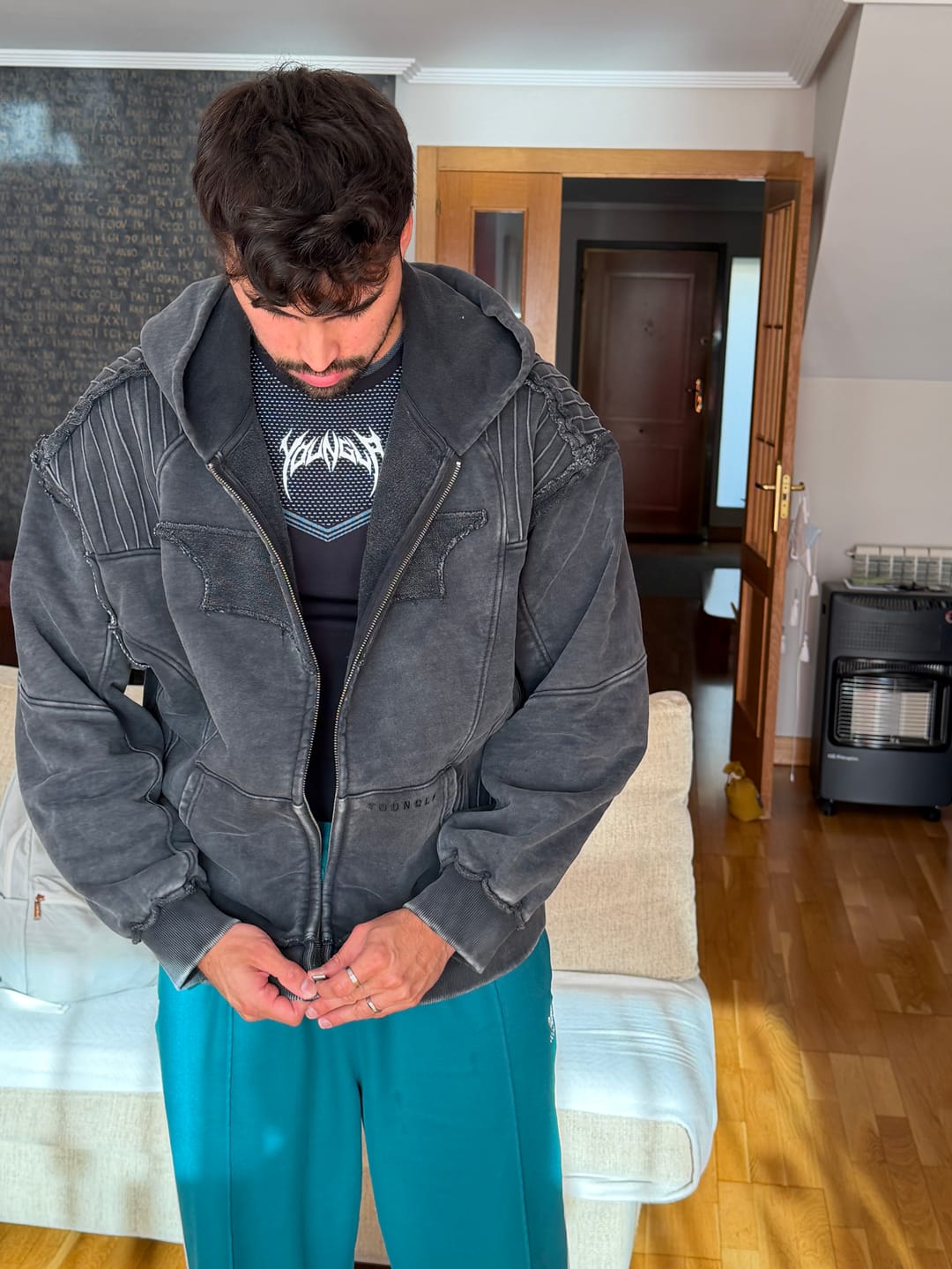 Customer photo review of 5209 - Batman Armored Zip-Ups