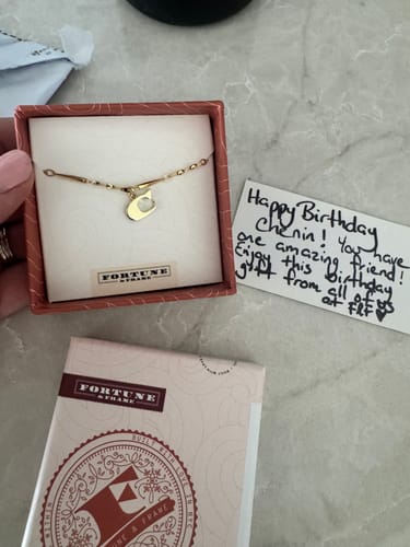 Customer photo review of Secret Diary Book Locket (Pearl) - Gold